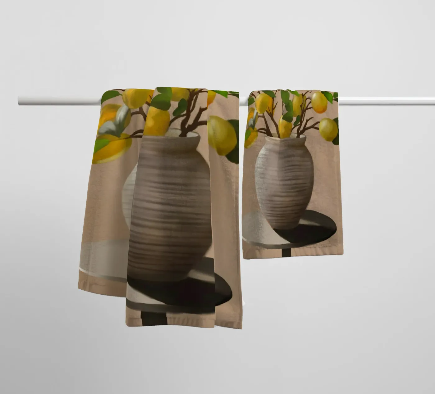 Lemons towel by Verse