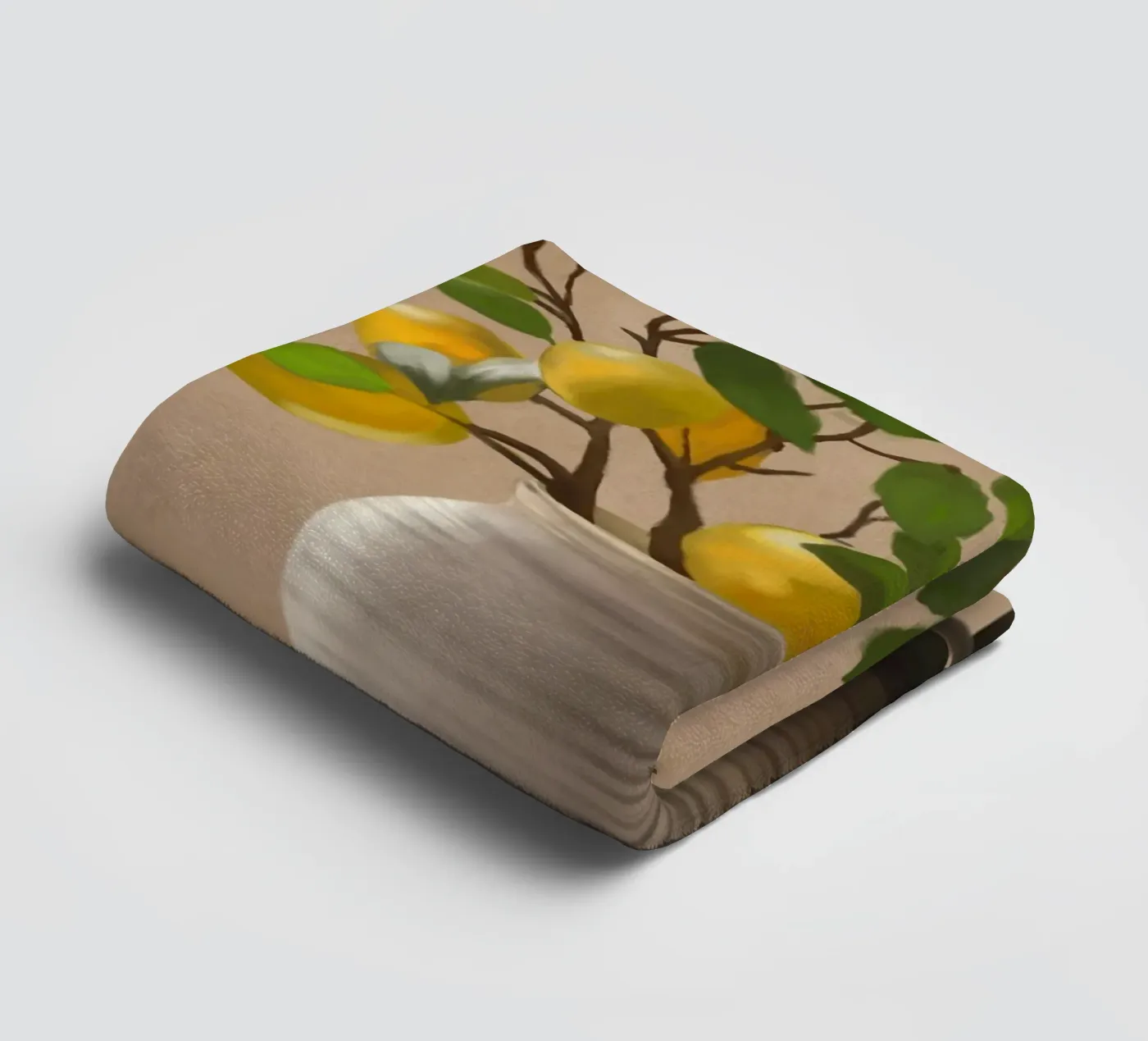 Lemons towel by Verse