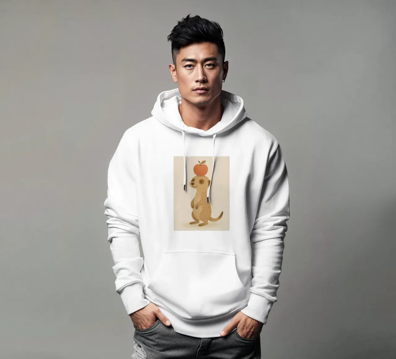 Cute Meerkat felpa con cappuccio da Attaboy Dsgn