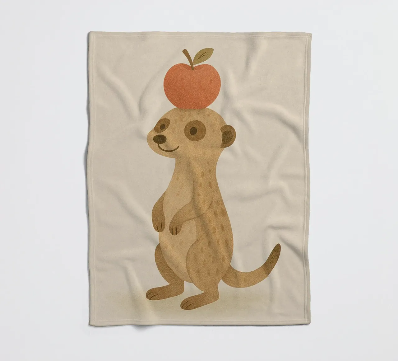 Cute Meerkat coperta in pile da Attaboy Dsgn