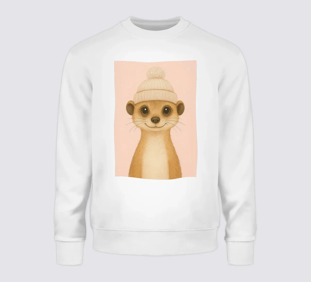 Meerkat in Beanie Cap felpa da Attaboy Dsgn