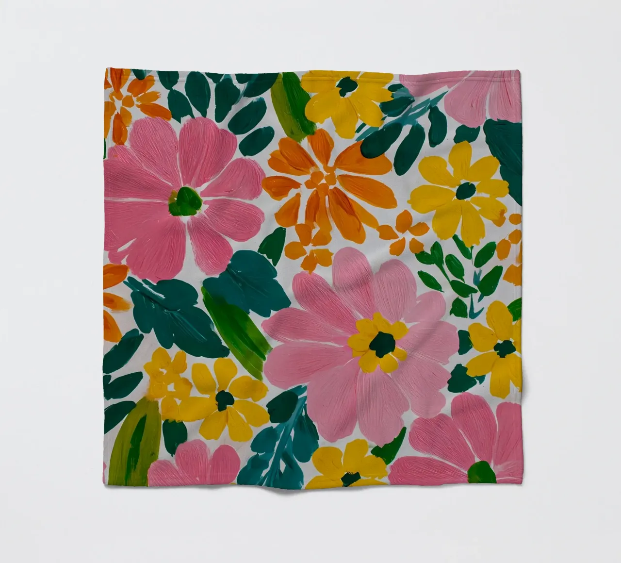 Fiori colorati coperta in pile da IamHomeStudio