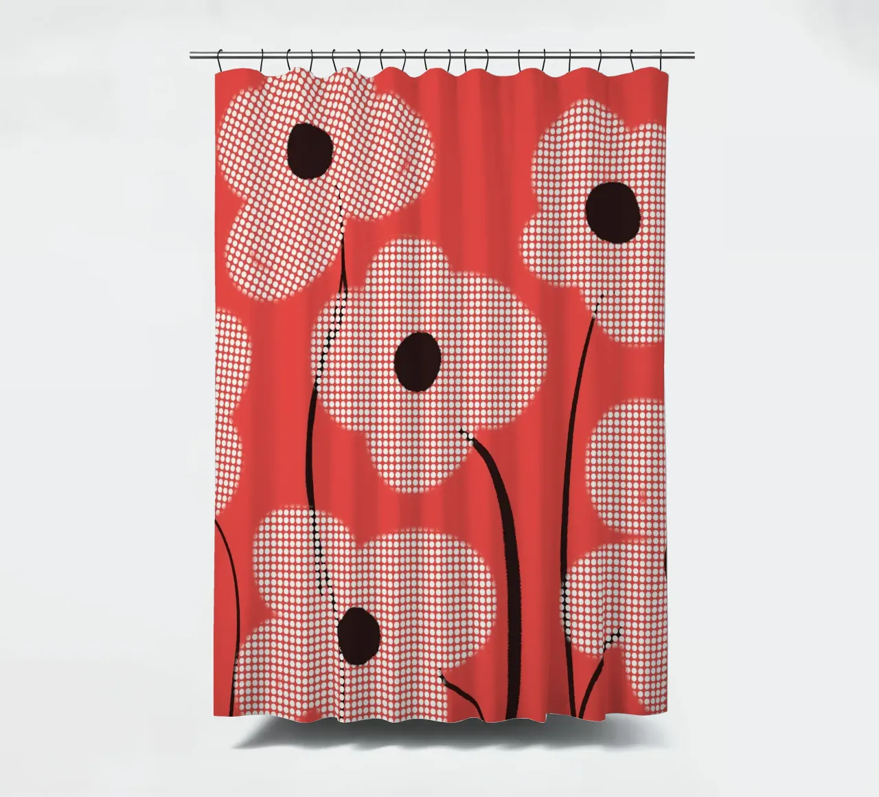 Audace in fiore tenda da doccia da LeaDArt