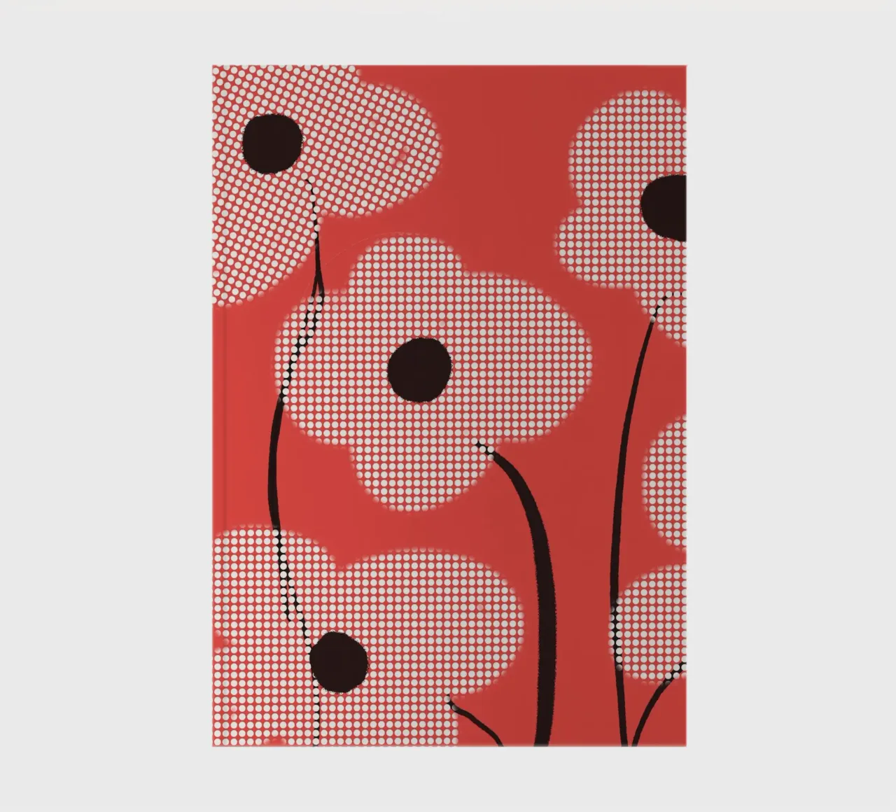Bold in Bloom notebook by LeaDArt