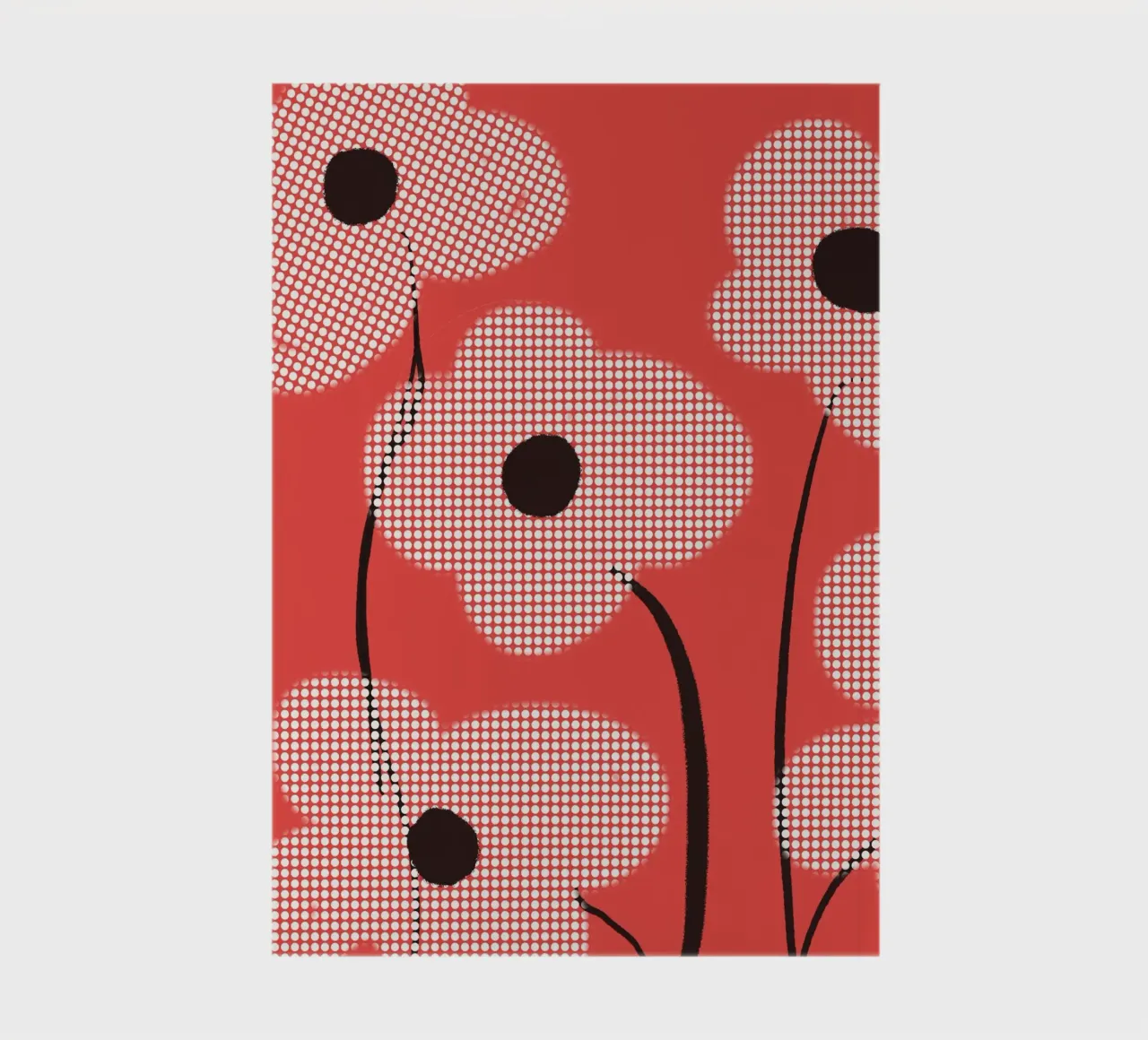 Bold in Bloom notebook by LeaDArt