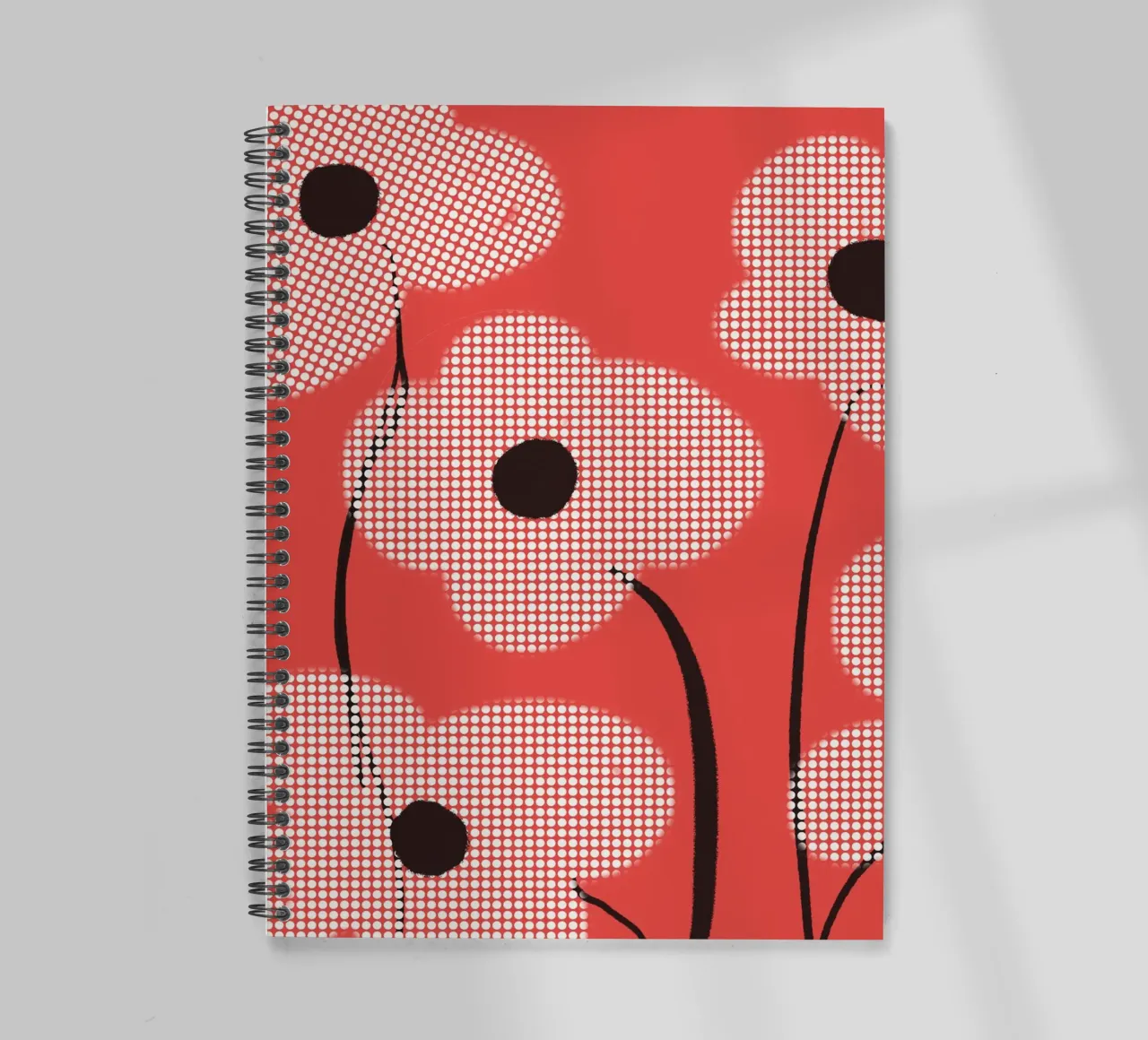 Bold in Bloom spiral notebook by LeaDArt