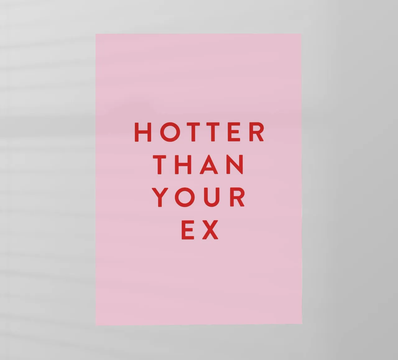 Más caliente que tu ex lámina retroiluminada de Ayleen