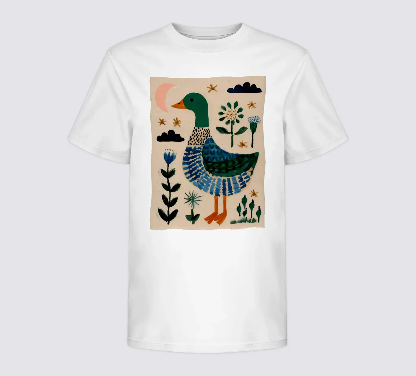 Schattige Eend kinder t-shirt van IamHomeStudio