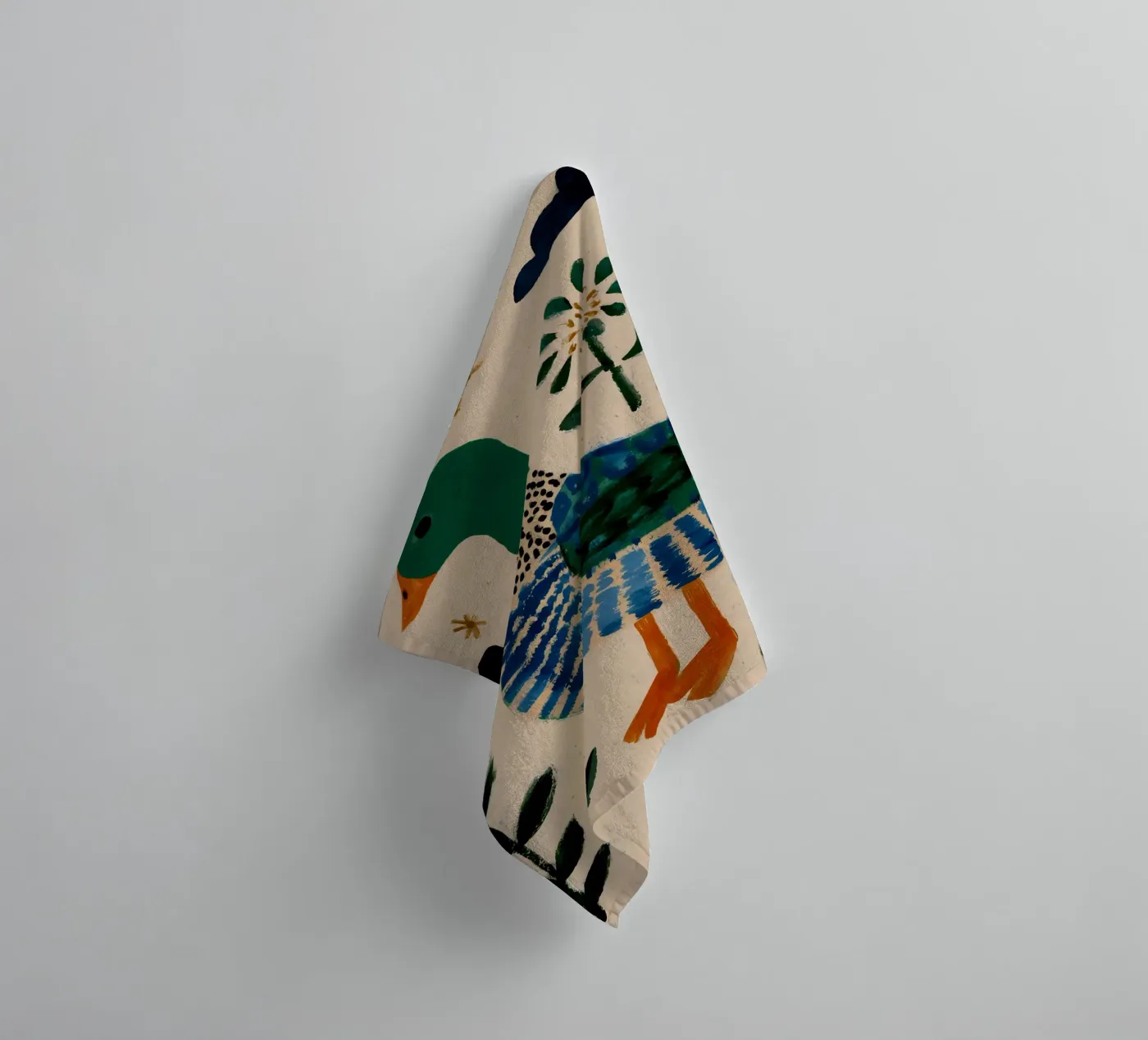 Schattige Eend badhanddoek van IamHomeStudio