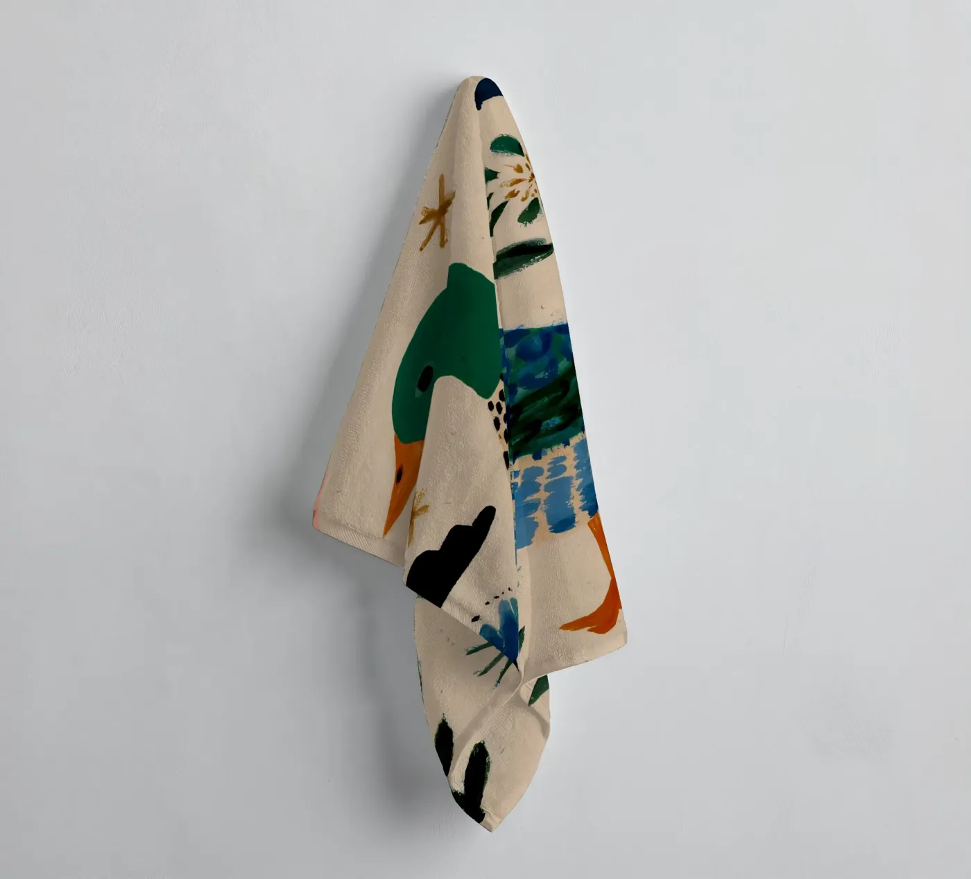 Schattige Eend badhanddoek van IamHomeStudio