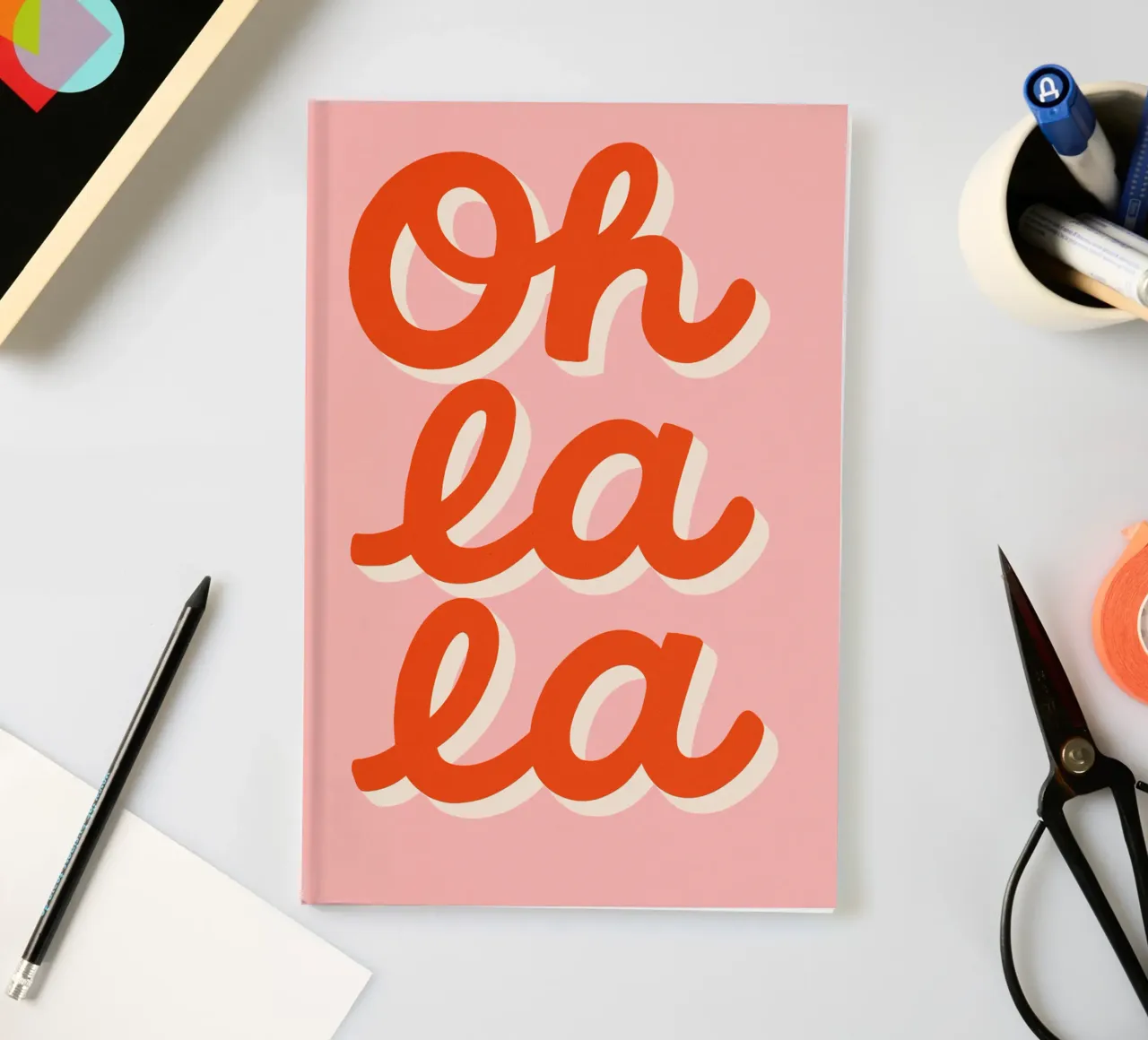 Oh la la – French Pop notebook by QuooodZ by MooodzArt