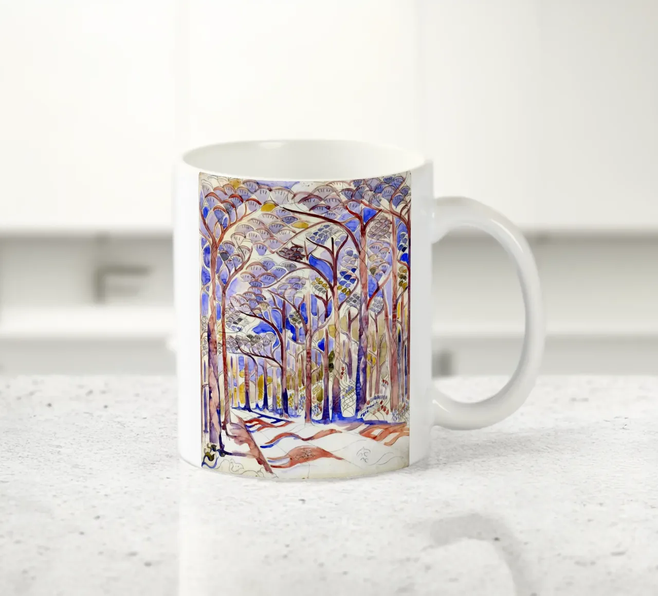 Interrotto Strada per Oldfields tazza in ceramica da Damian Jackson