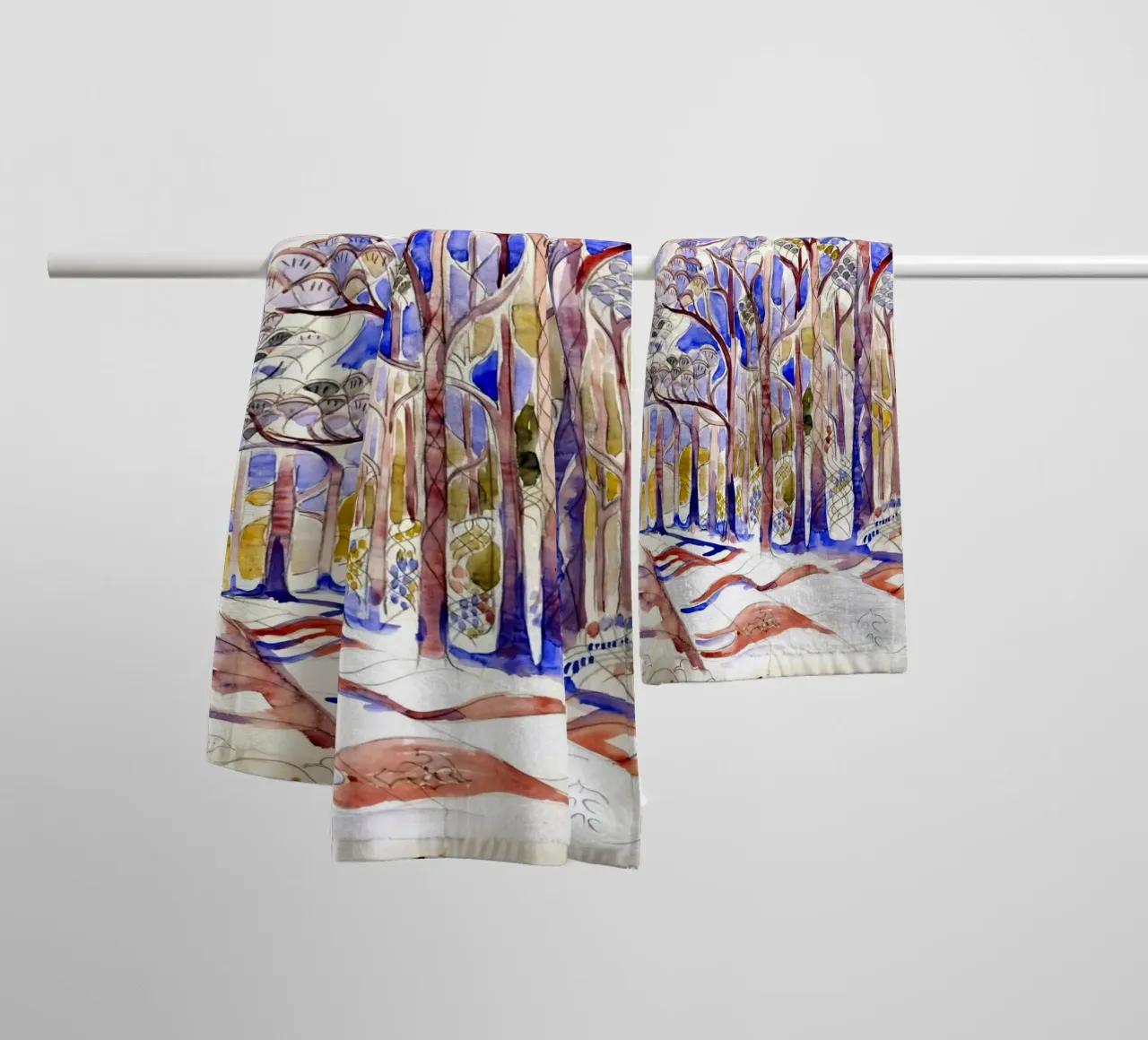 Interrotto Strada per Oldfields asciugamano da bagno da Damian Jackson
