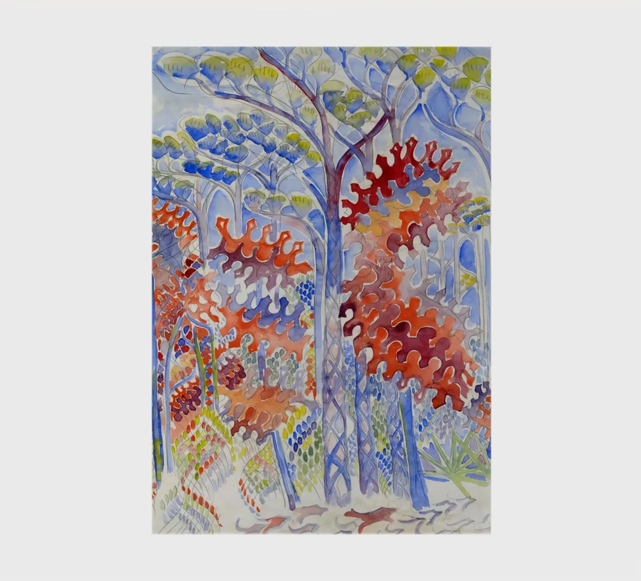 Fall Woods, 1942 notebook by Damian Jackson