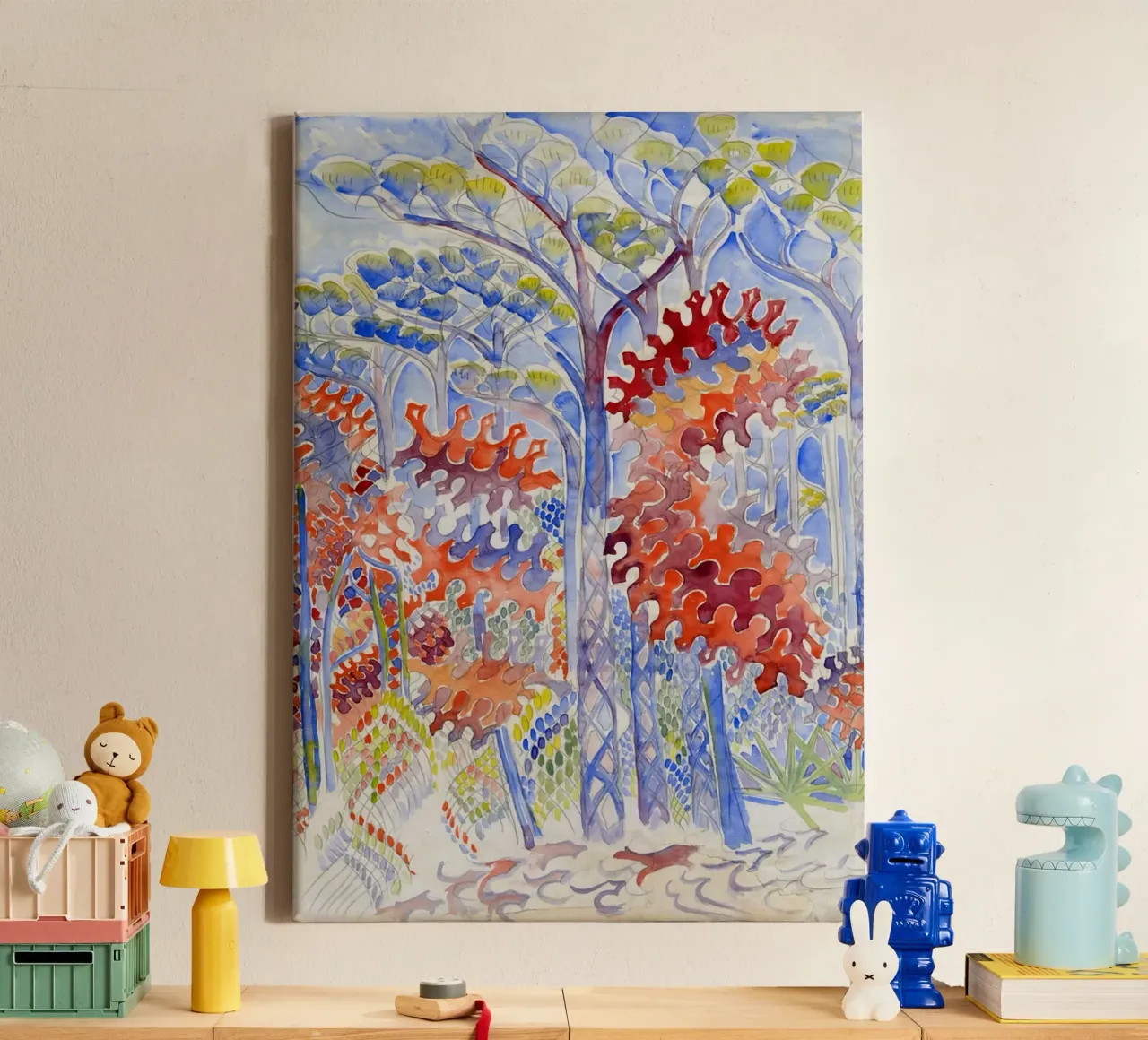 Bosco d'autunno, 1942 tela con Cornice a cassetta da Damian Jackson