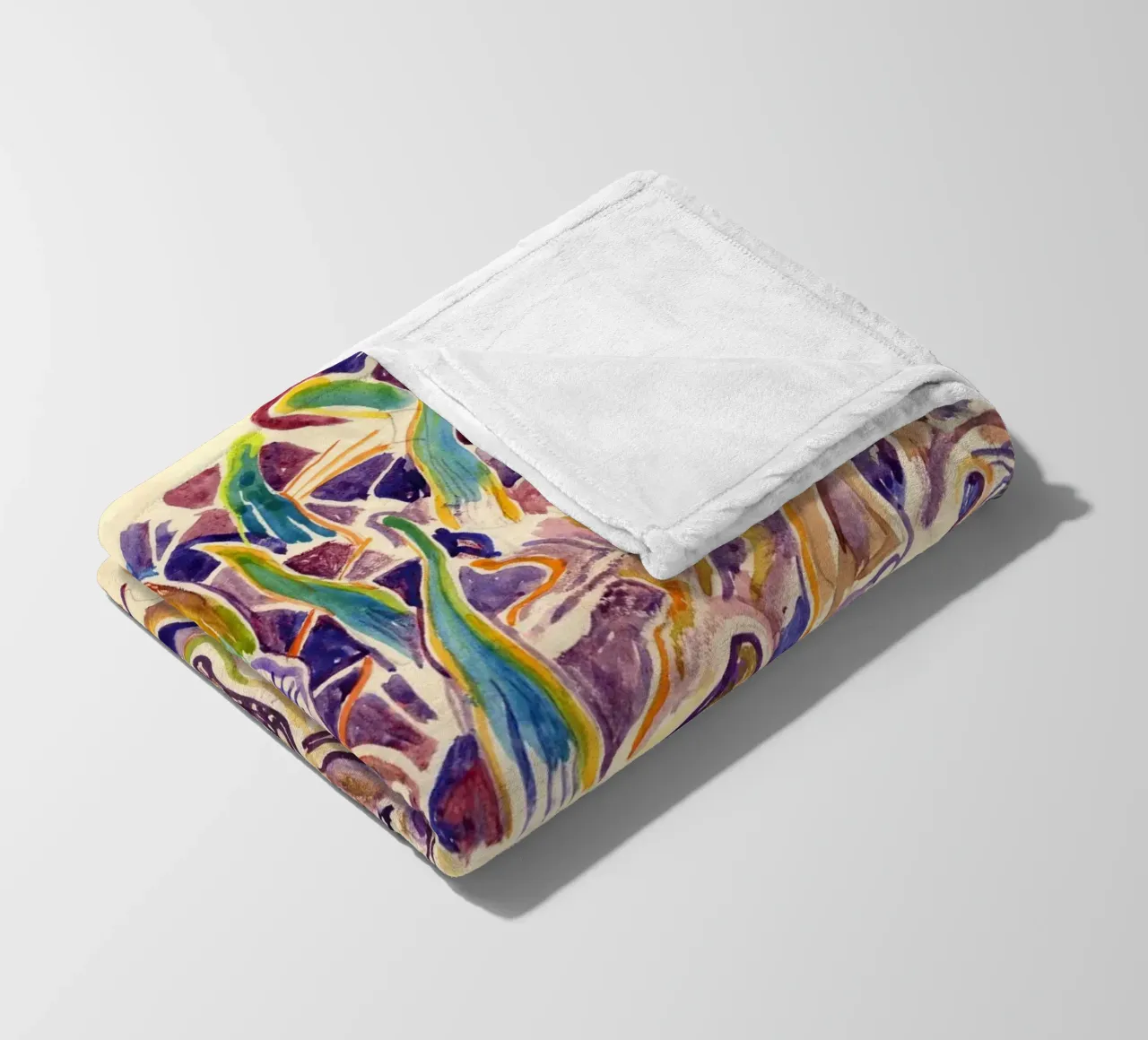 Rana con iris, 1960 coperta in pile da Damian Jackson