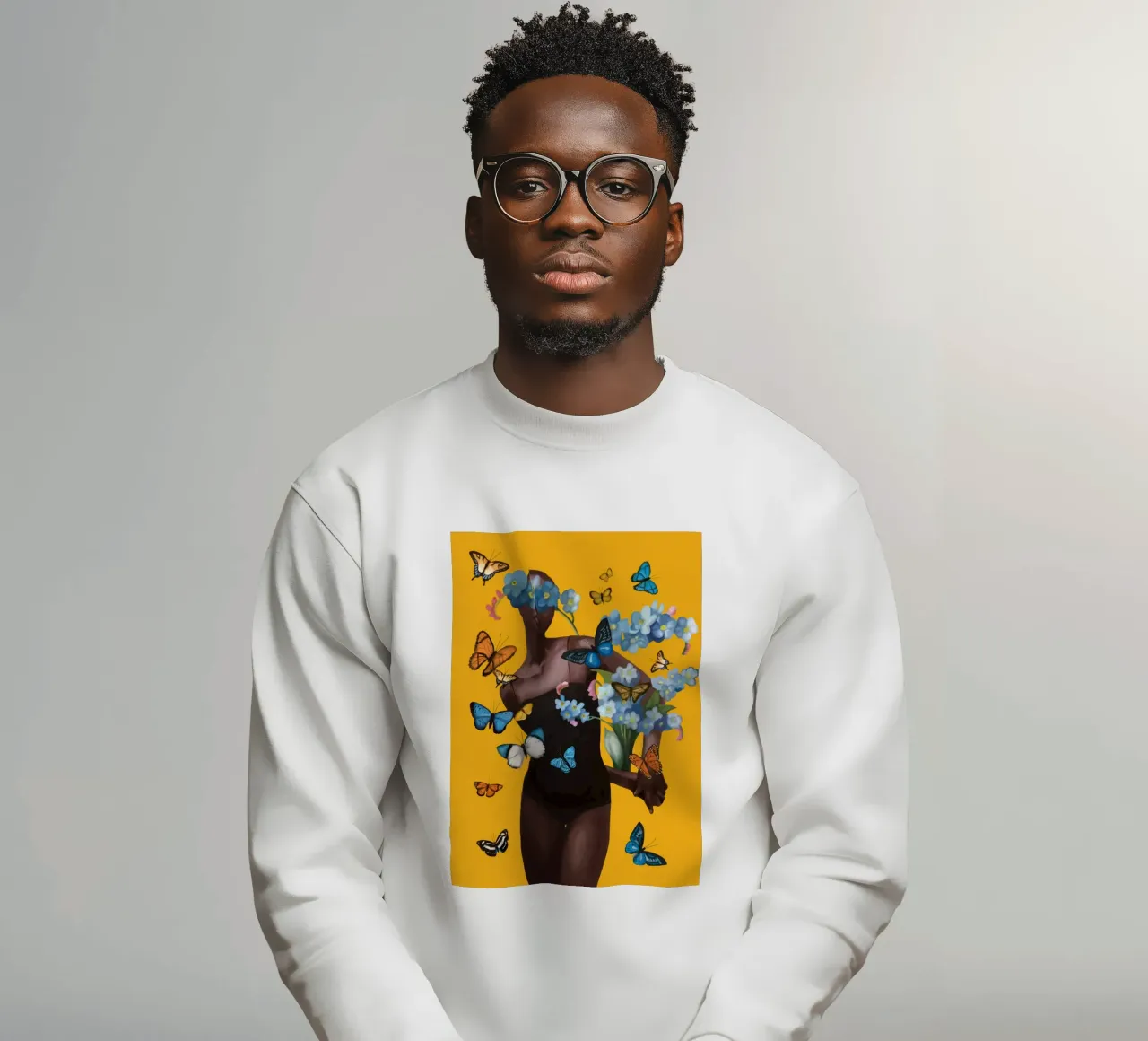 Blooming in Flight felpa da Nadjaa