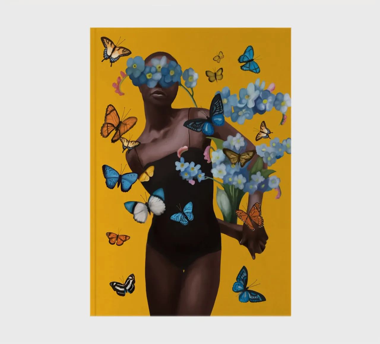 Blooming in Flight notebook by Nadjaa