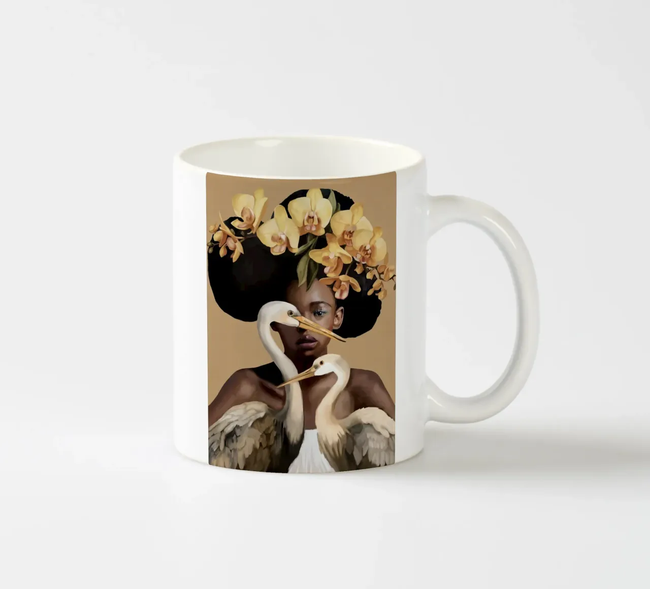 Orchid Majesty tazza in ceramica da Nadjaa