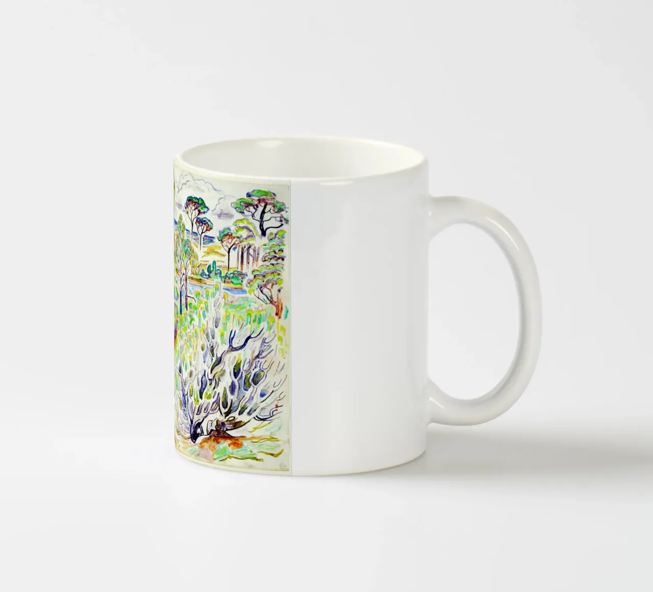 Paesaggio dell'isola di Horn, 1960 tazza in ceramica da Damian Jackson