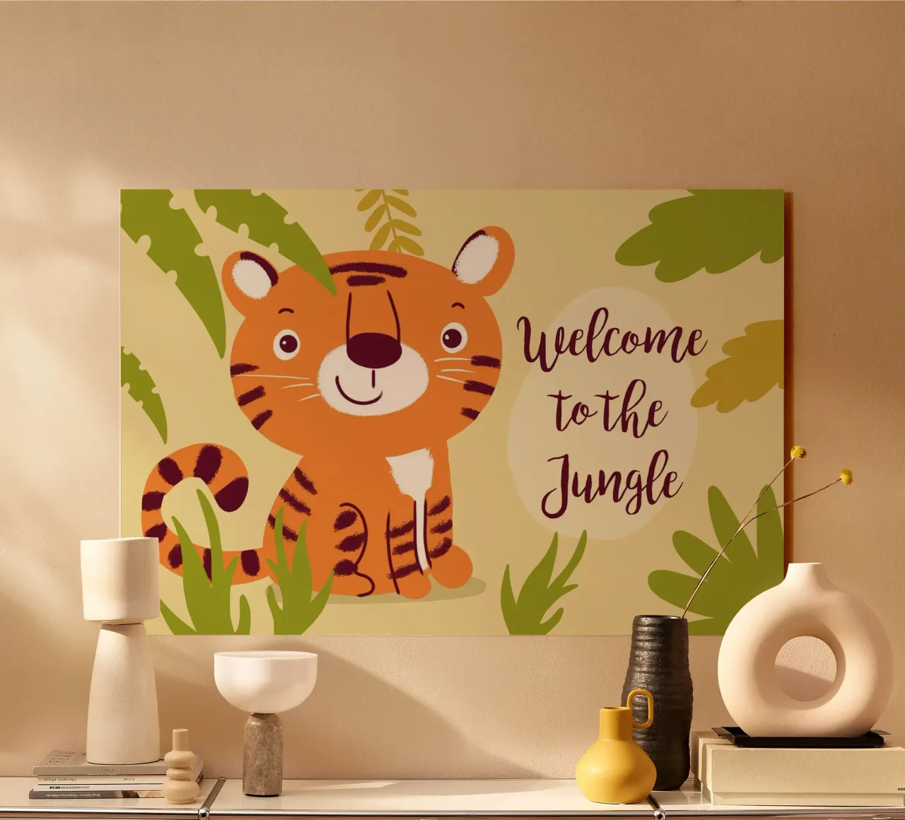 Welcom to the Jungle acrylic glass by Julia Reyelt