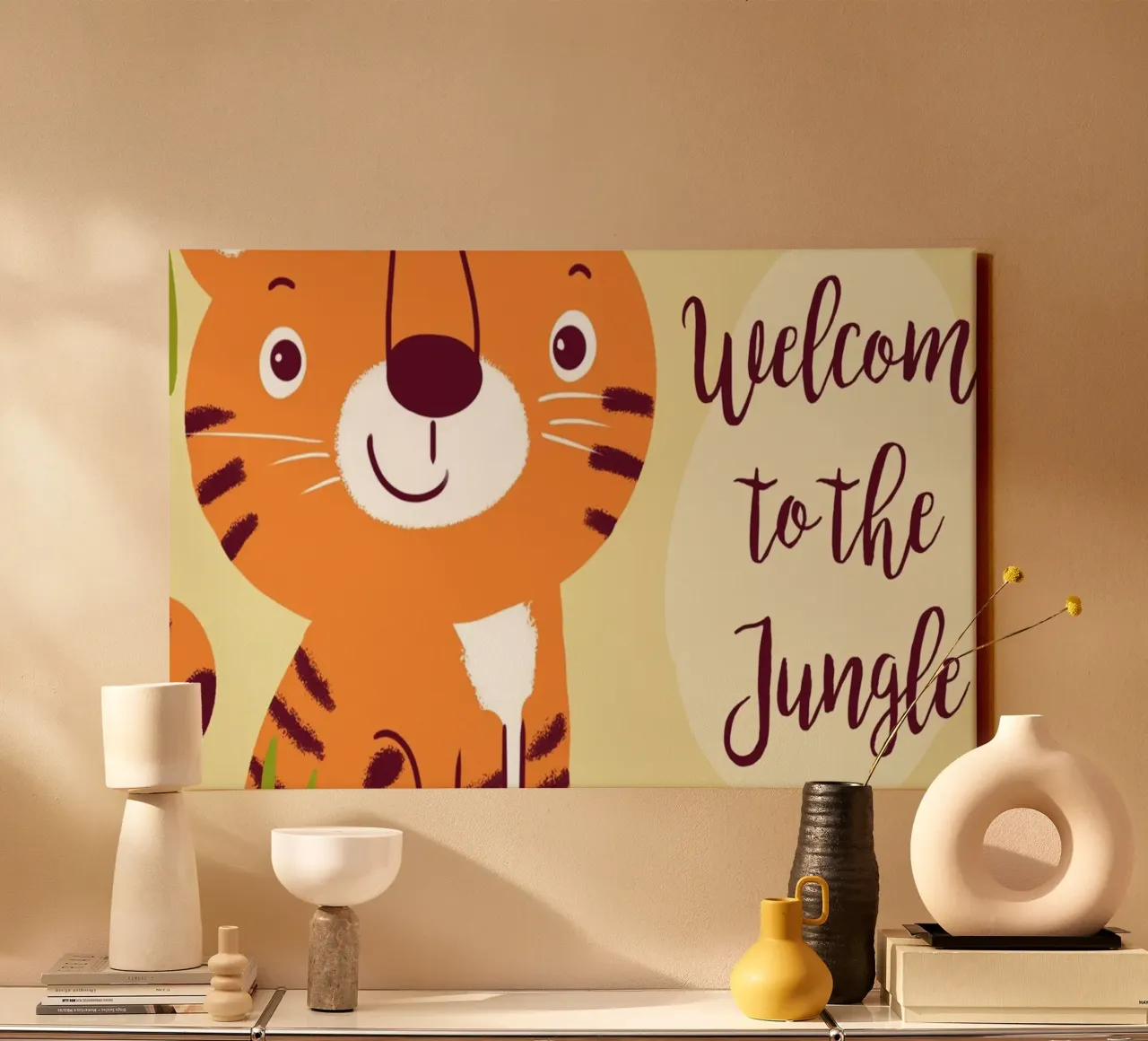 Welcom to the Jungle canvas by Julia Reyelt