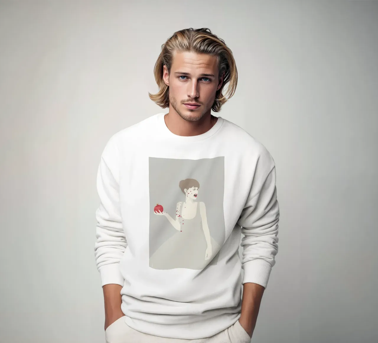 Pomegranate sweatshirt by Bahar Seyedin