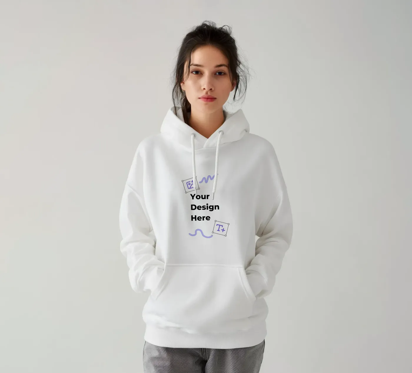 Your Design Here hoodie by JUNIQE
