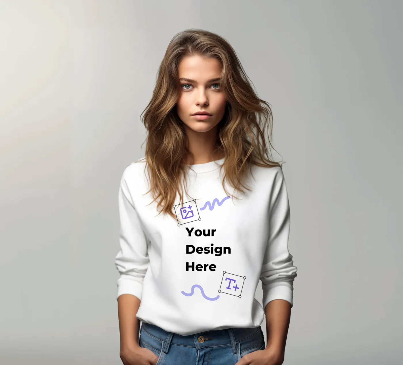 Your Design Here felpa da JUNIQE