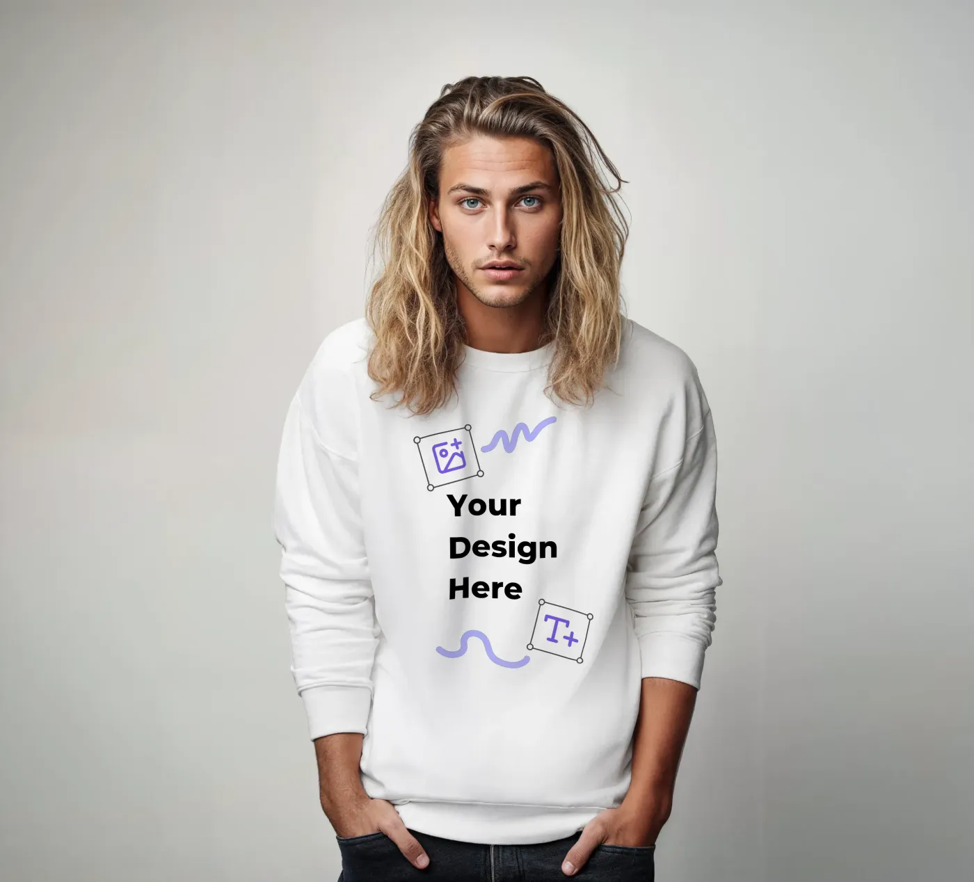 Your Design Here felpa da JUNIQE
