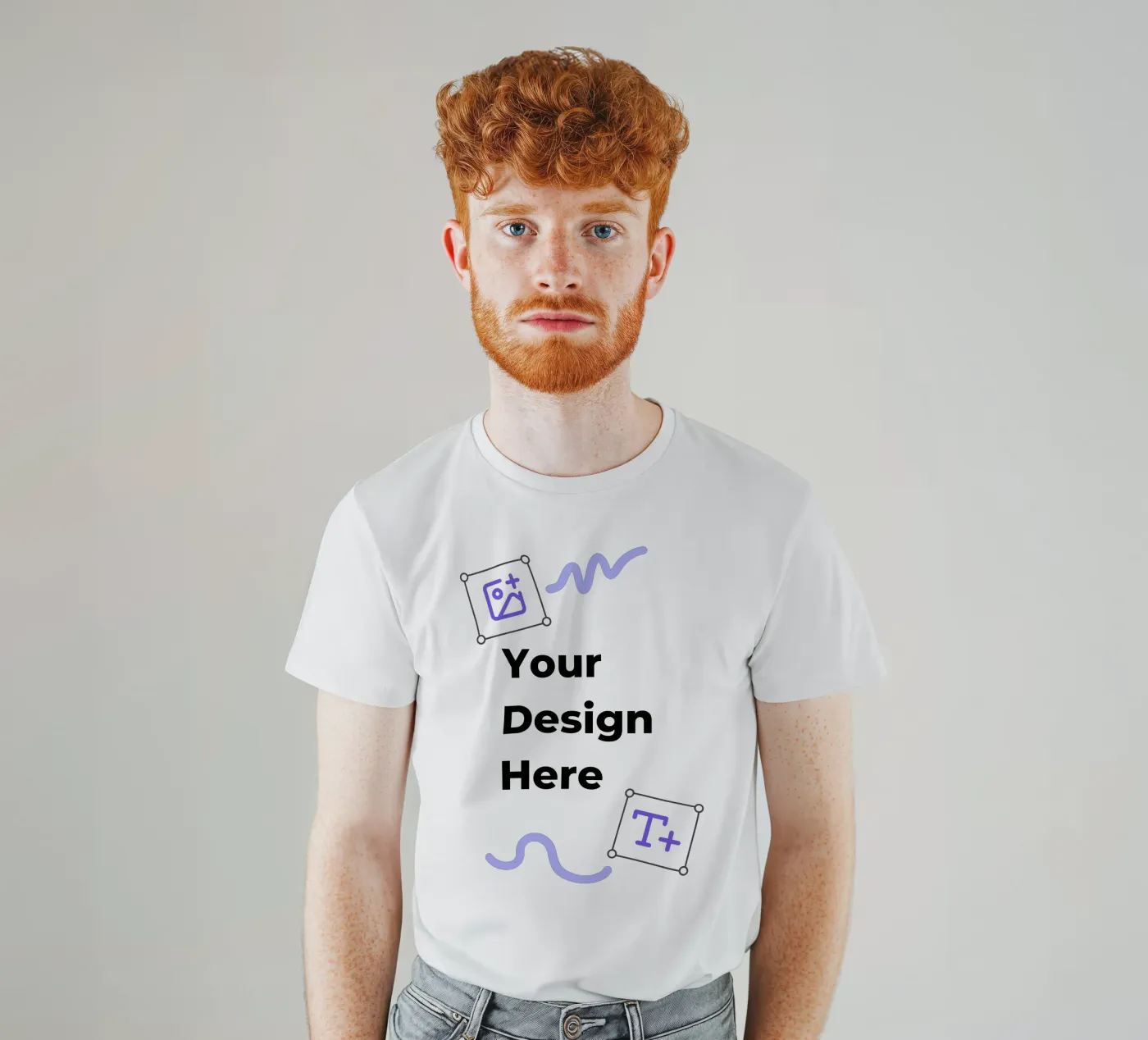 Your Design Here t-shirt da JUNIQE