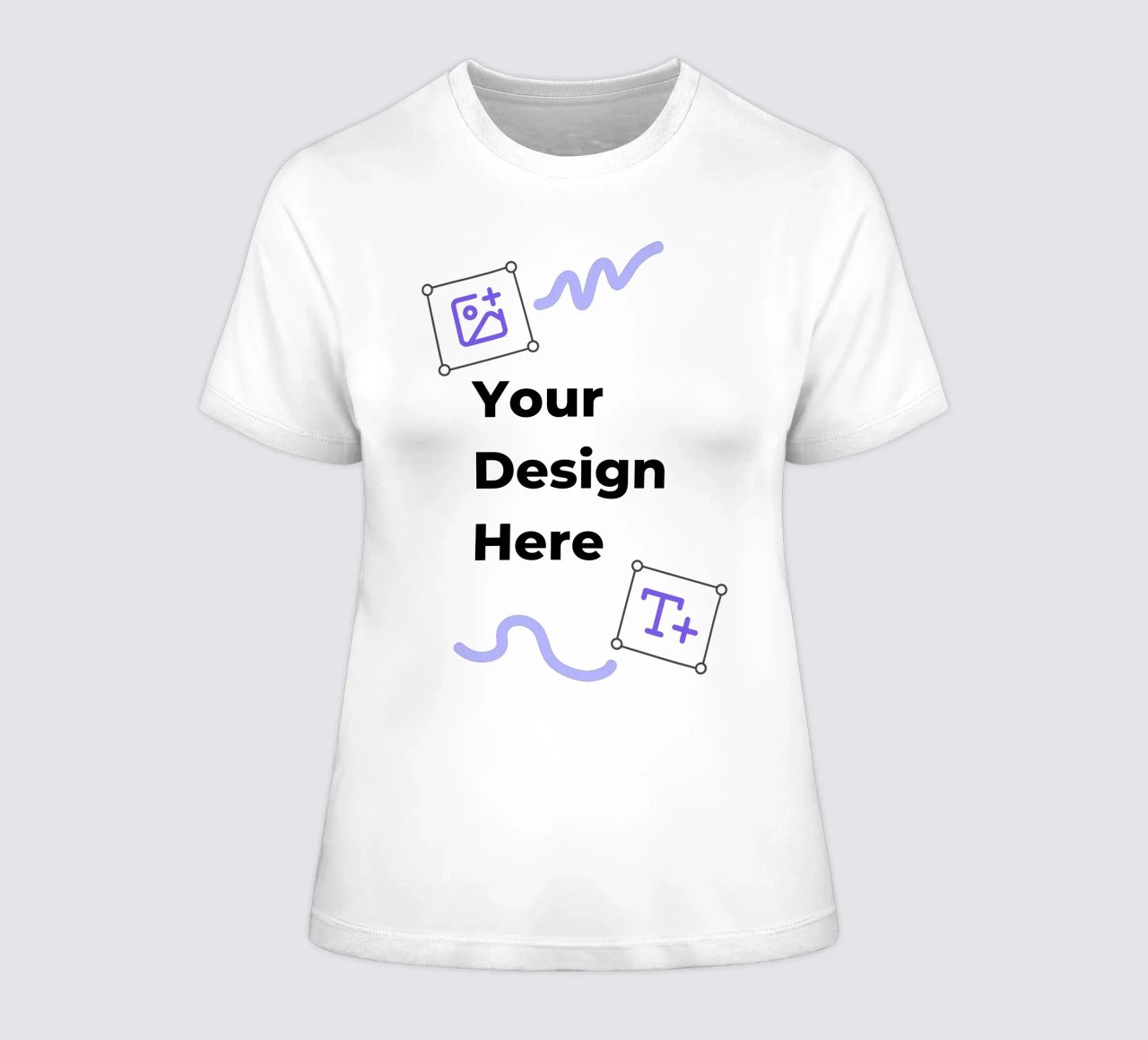Your Design Here women's fitted t-shirt by JUNIQE