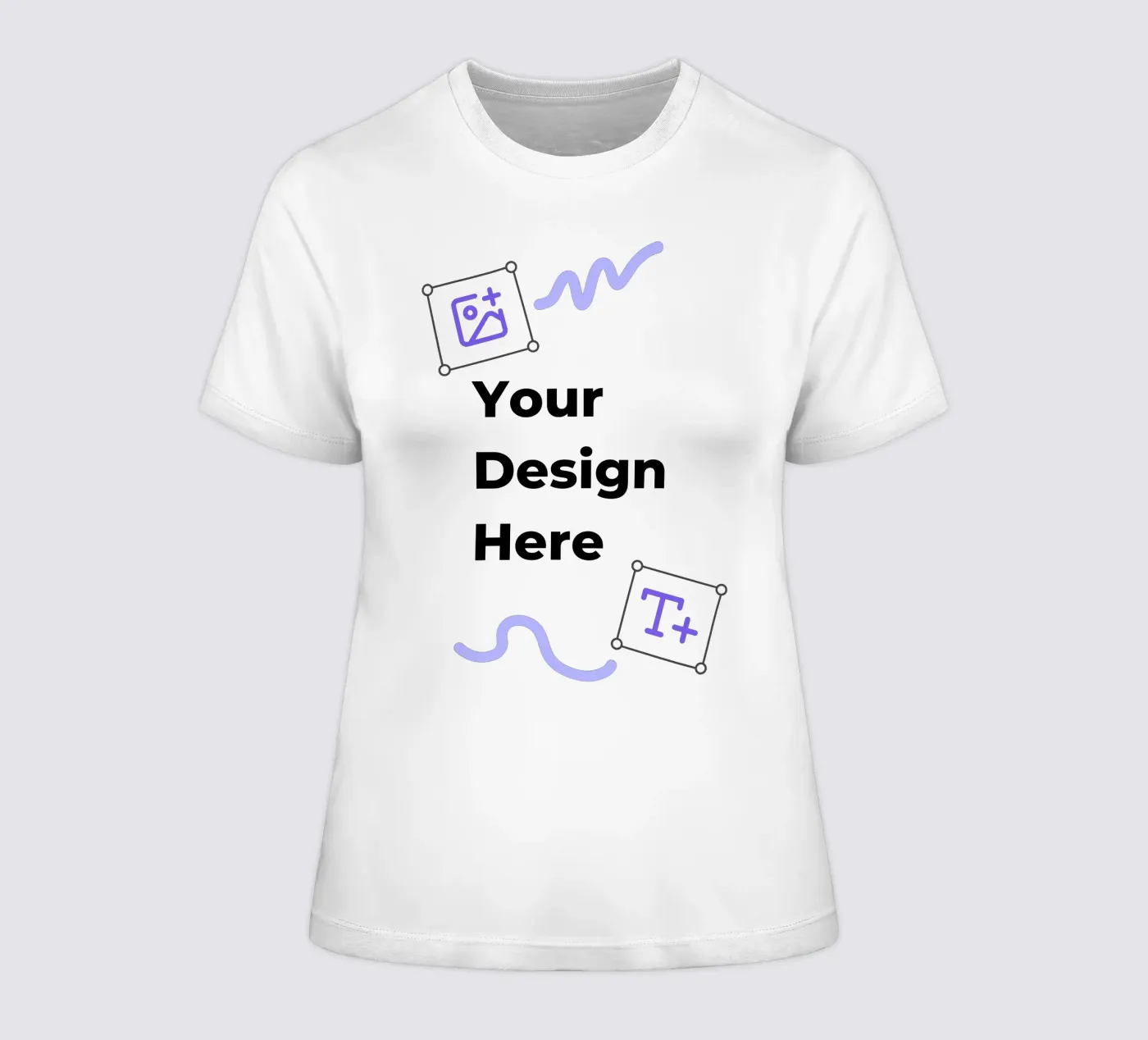 Your Design Here t-shirt da donna da JUNIQE