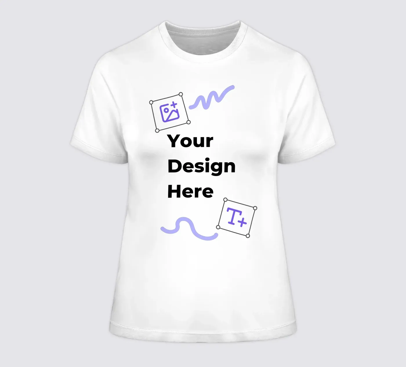 Your Design Here t-shirt da donna da JUNIQE