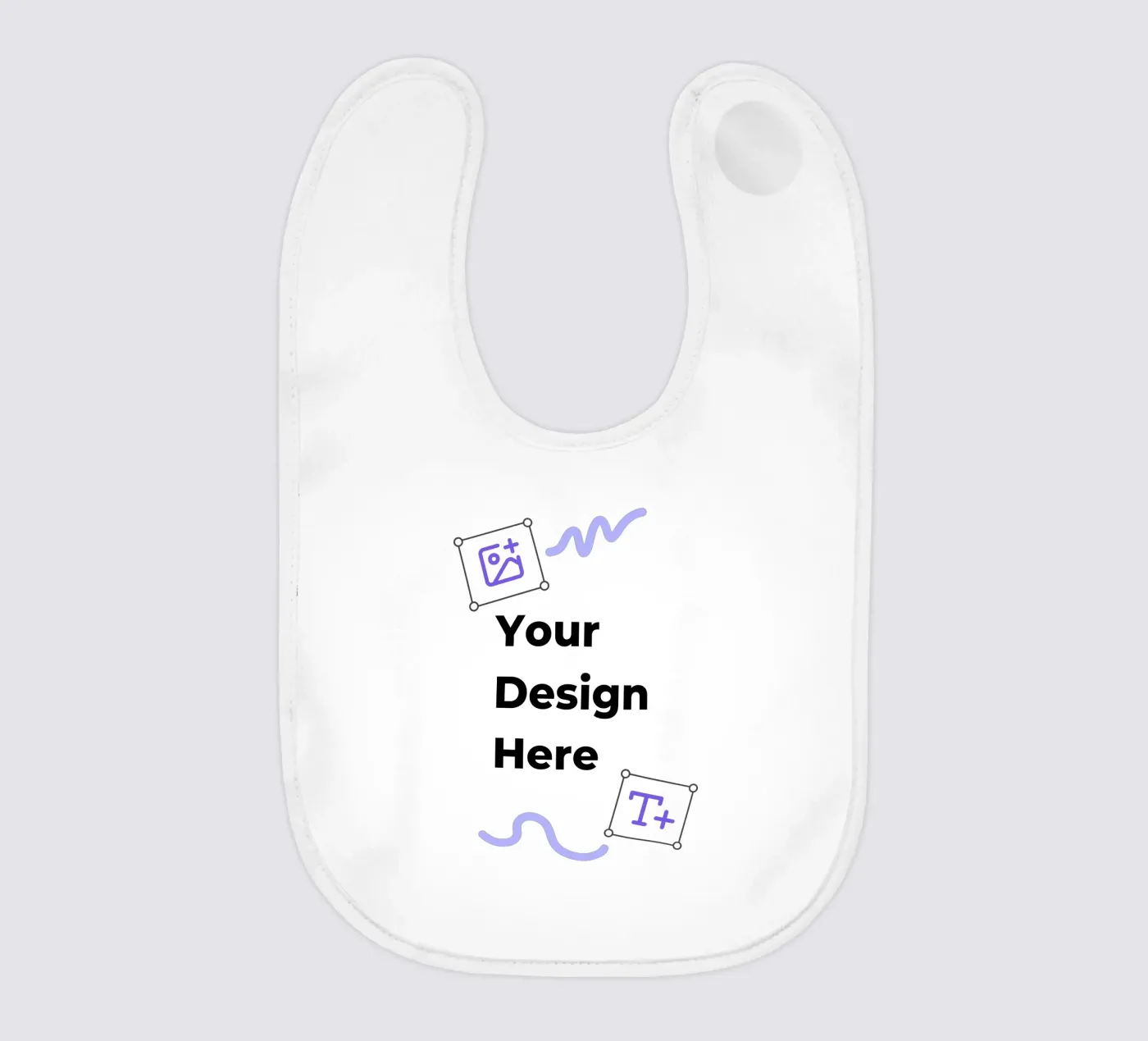 Your Design Here bavaglino da JUNIQE