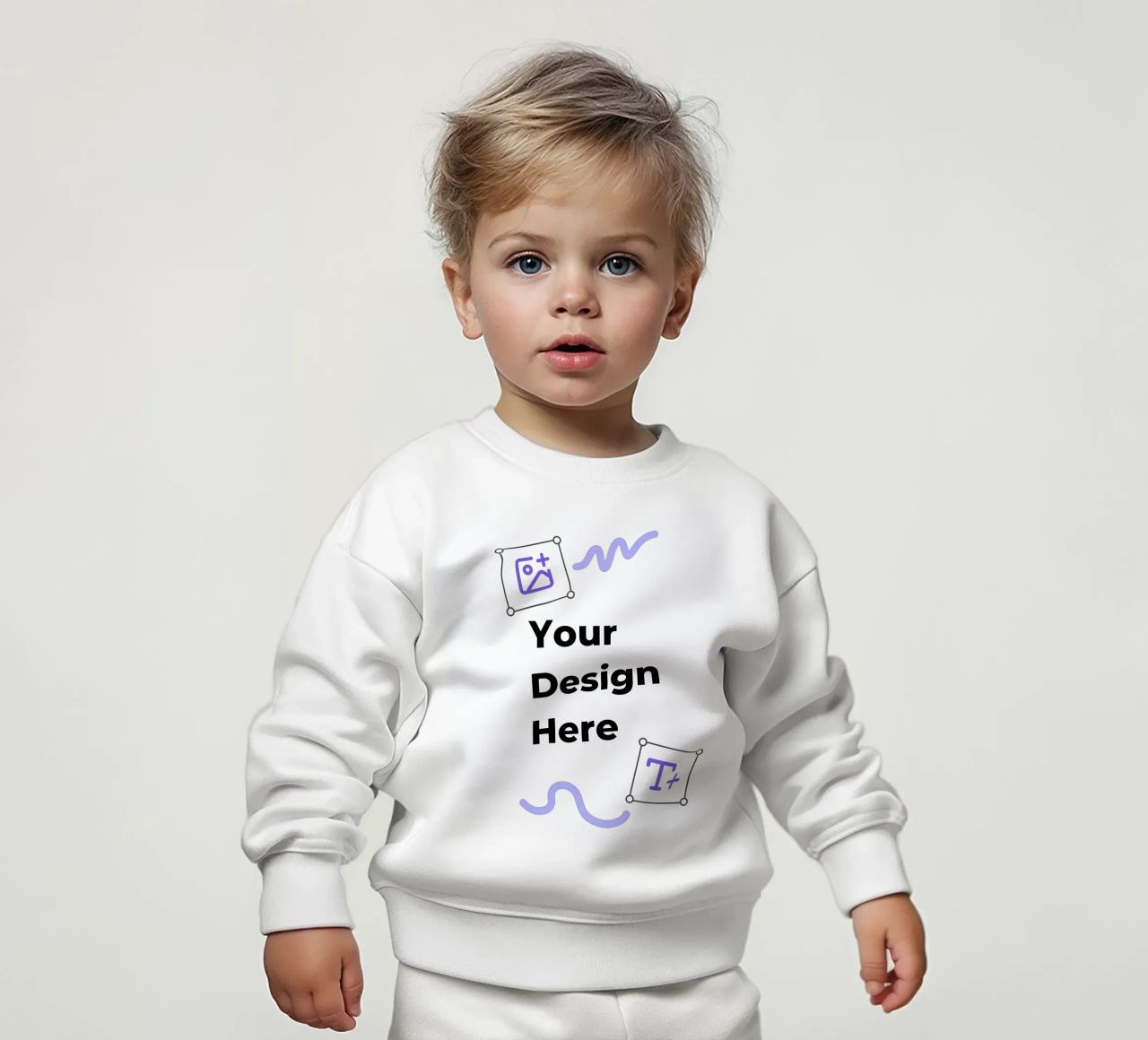 Your Design Here felpa neonato da JUNIQE