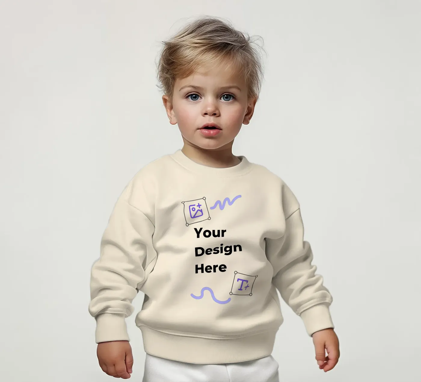 Your Design Here felpa neonato da JUNIQE