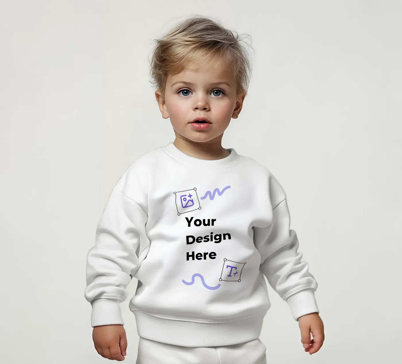 Your Design Here felpa neonato da JUNIQE