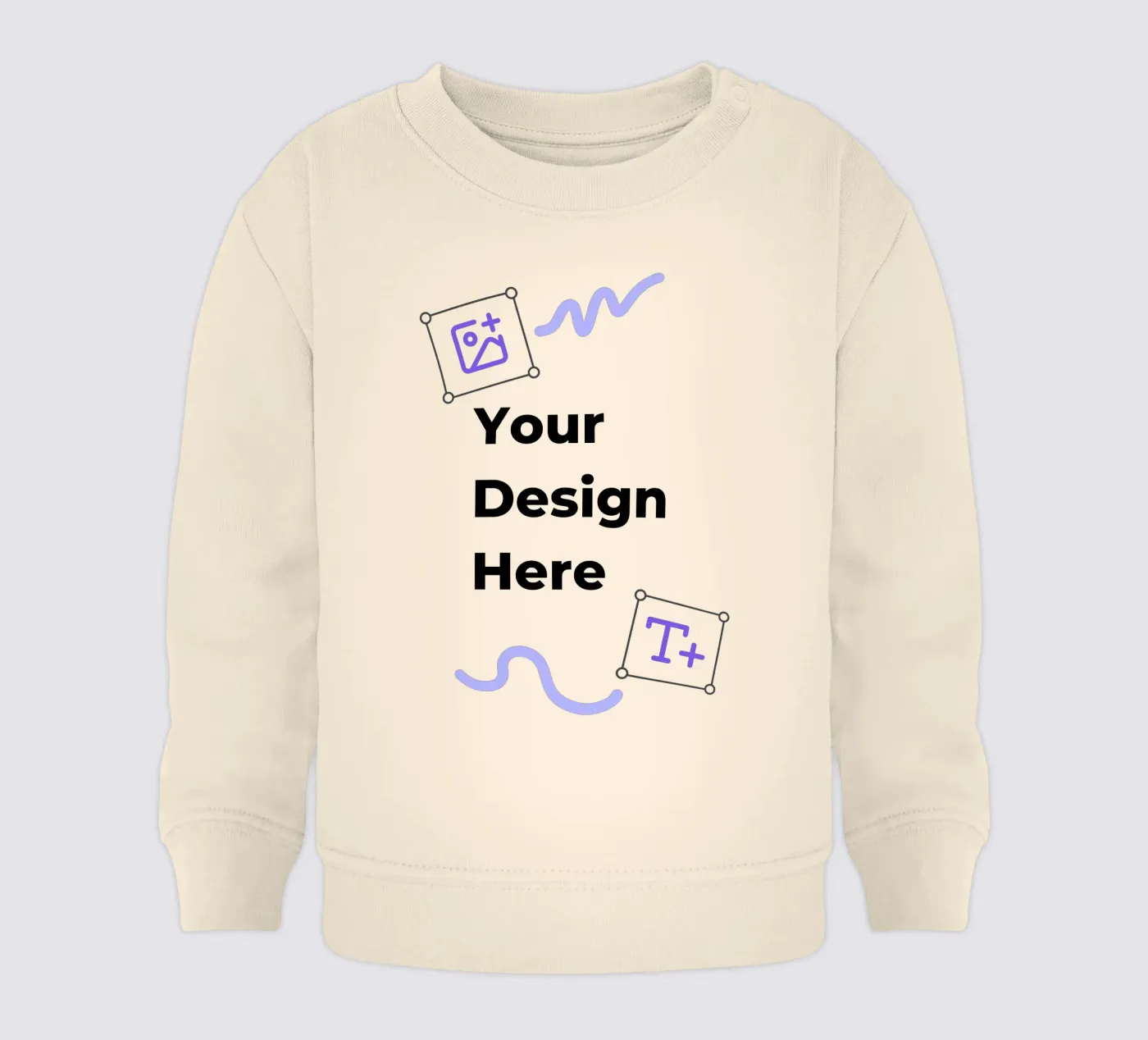 Your Design Here felpa neonato da JUNIQE