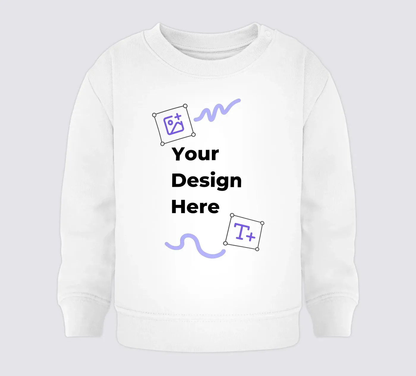 Your Design Here felpa neonato da JUNIQE