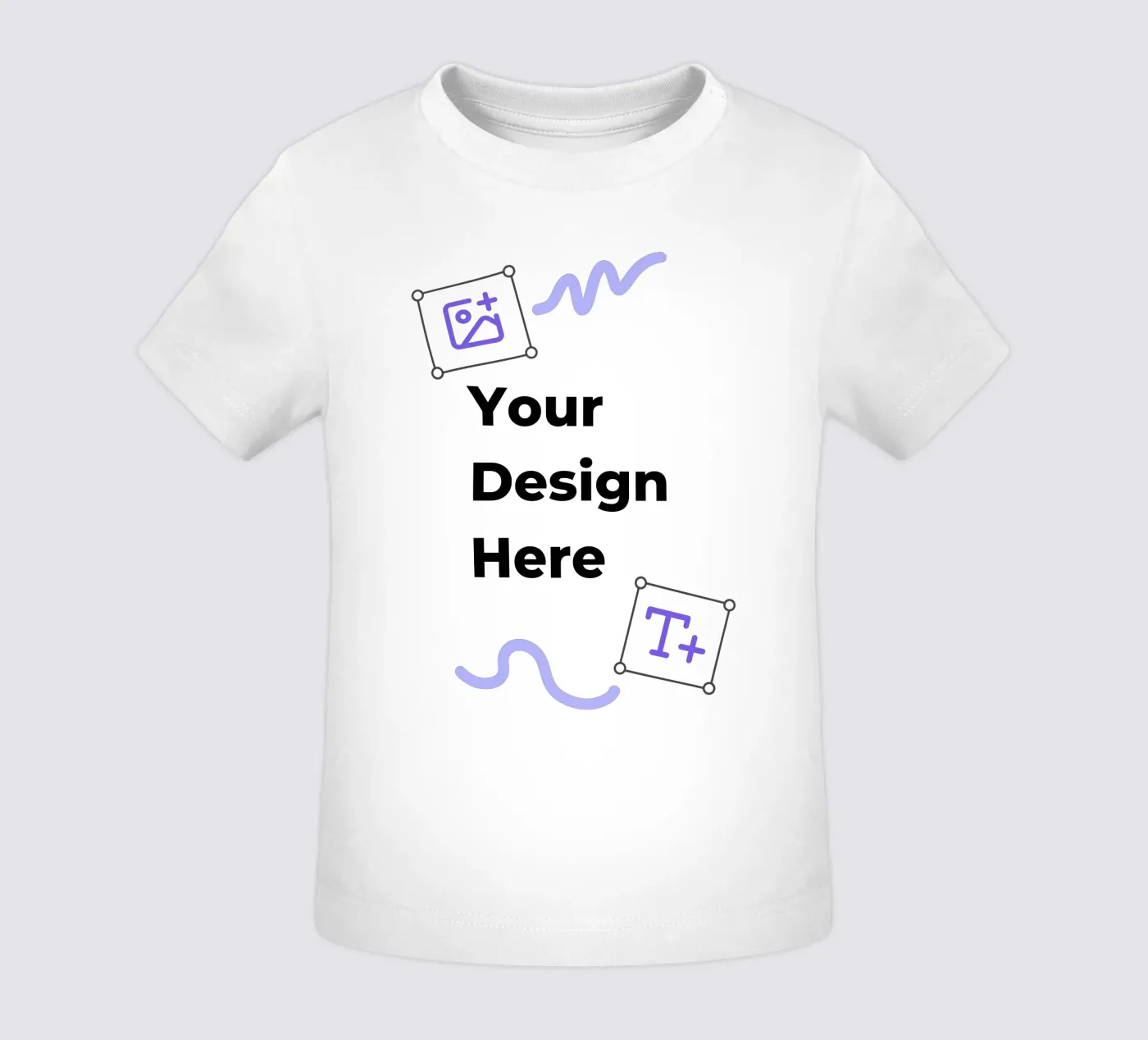 Your Design Here maglietta neonato da JUNIQE