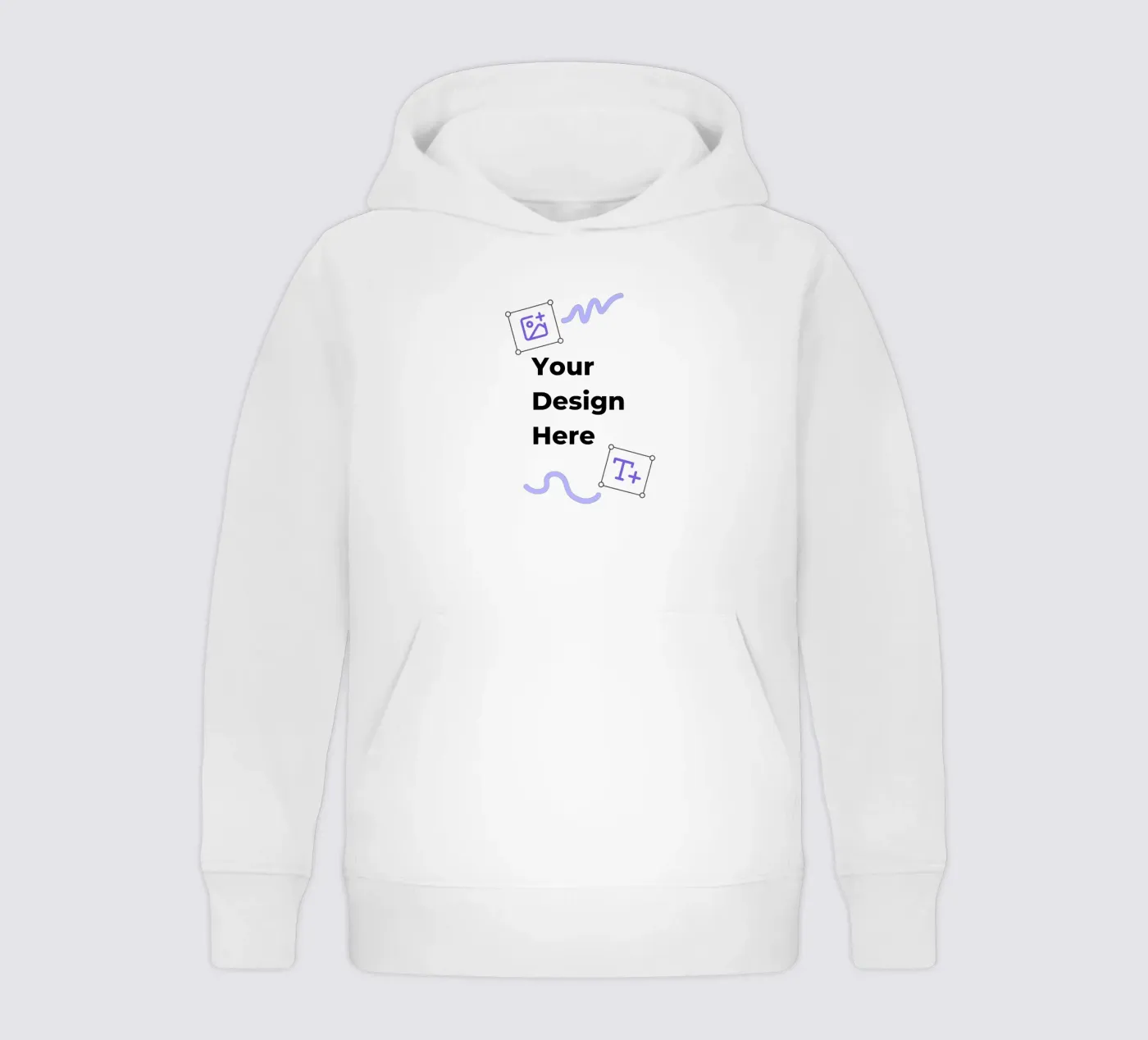 Your Design Here felpa bambino con cappuccio da JUNIQE