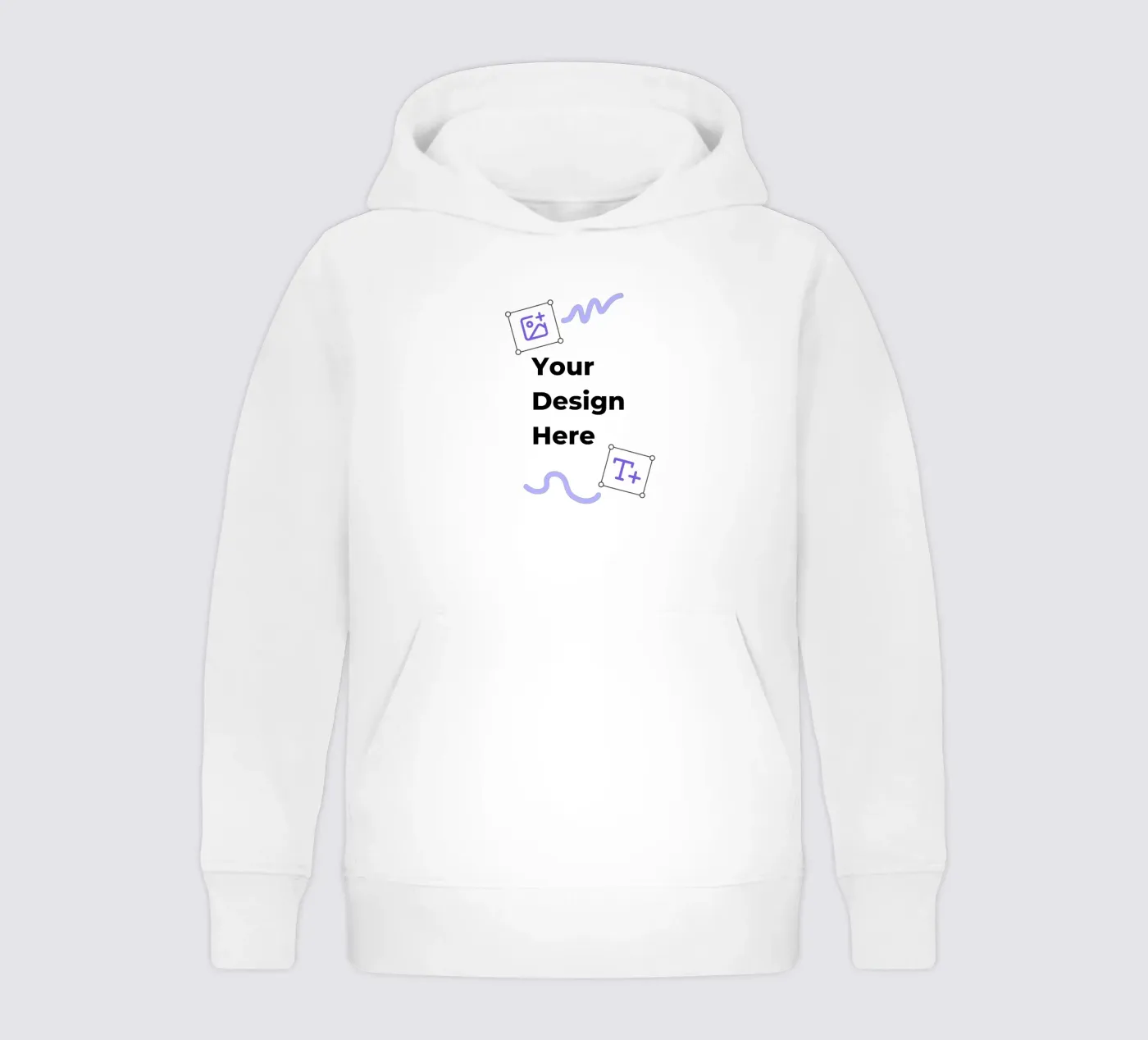 Your Design Here felpa bambino con cappuccio da JUNIQE