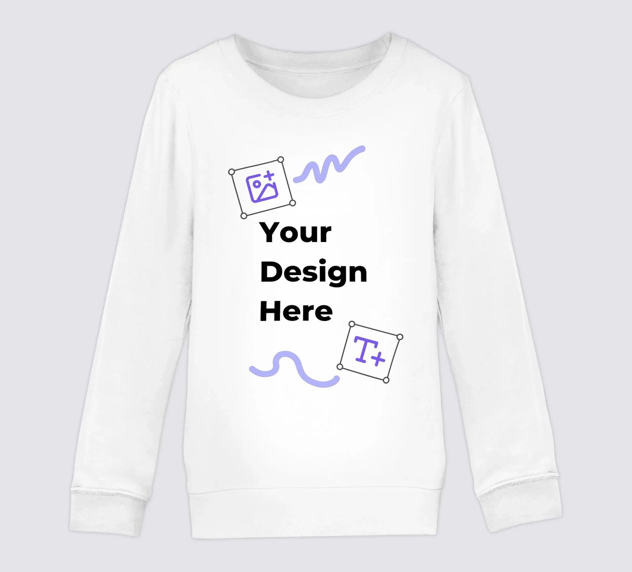 Your Design Here felpa bambino da JUNIQE