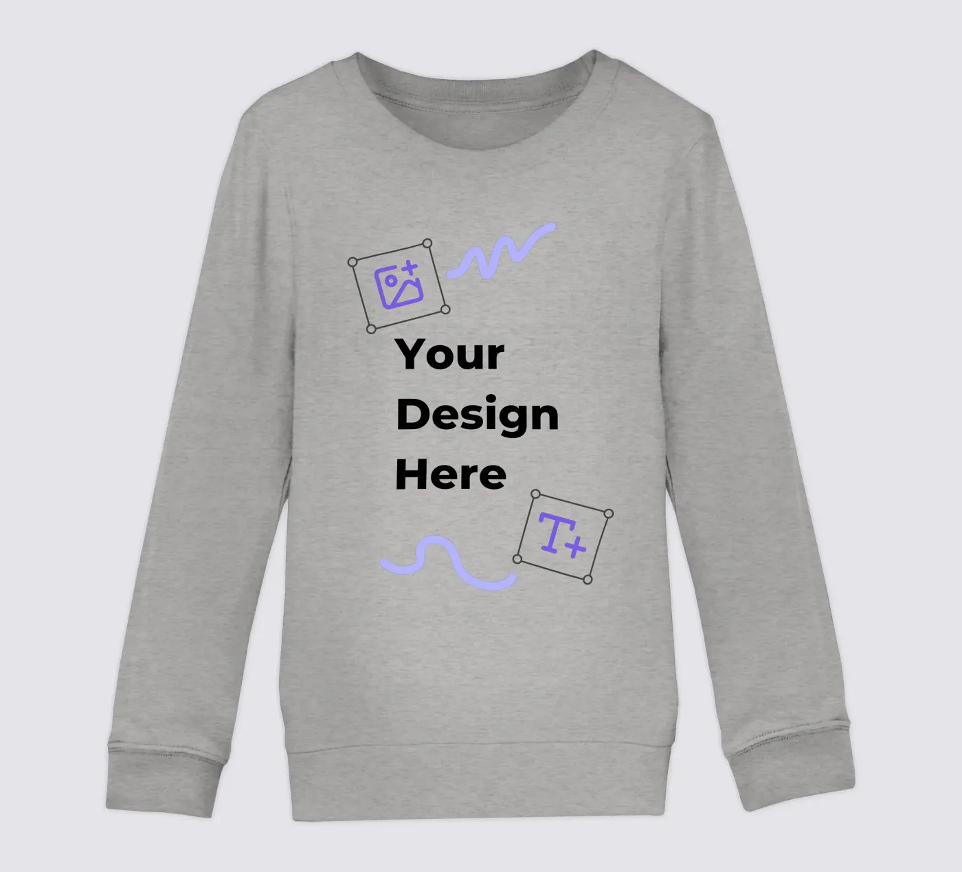 Your Design Here felpa bambino da JUNIQE