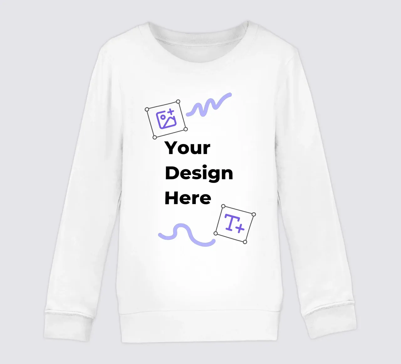 Your Design Here felpa bambino da JUNIQE