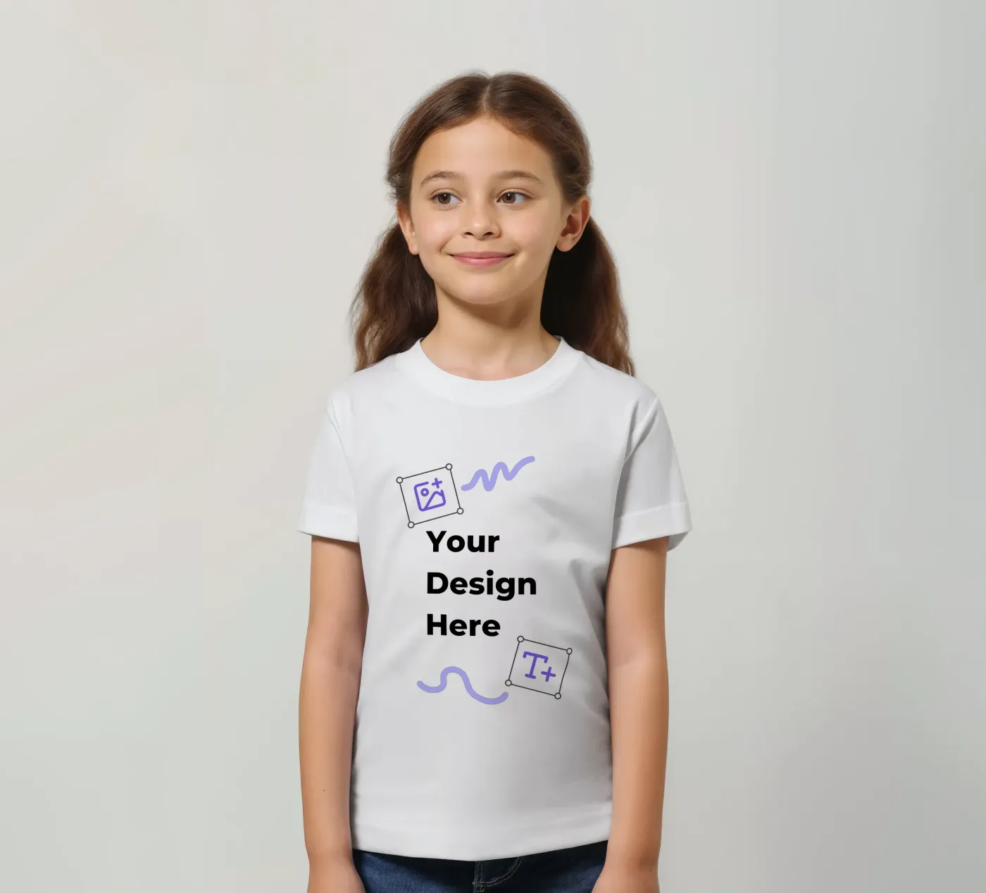 Your Design Here t-shirt bambini da JUNIQE