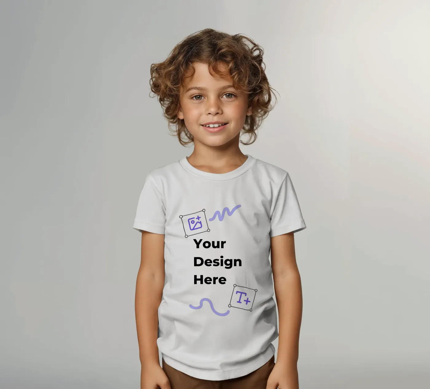 Your Design Here t-shirt bambini da JUNIQE
