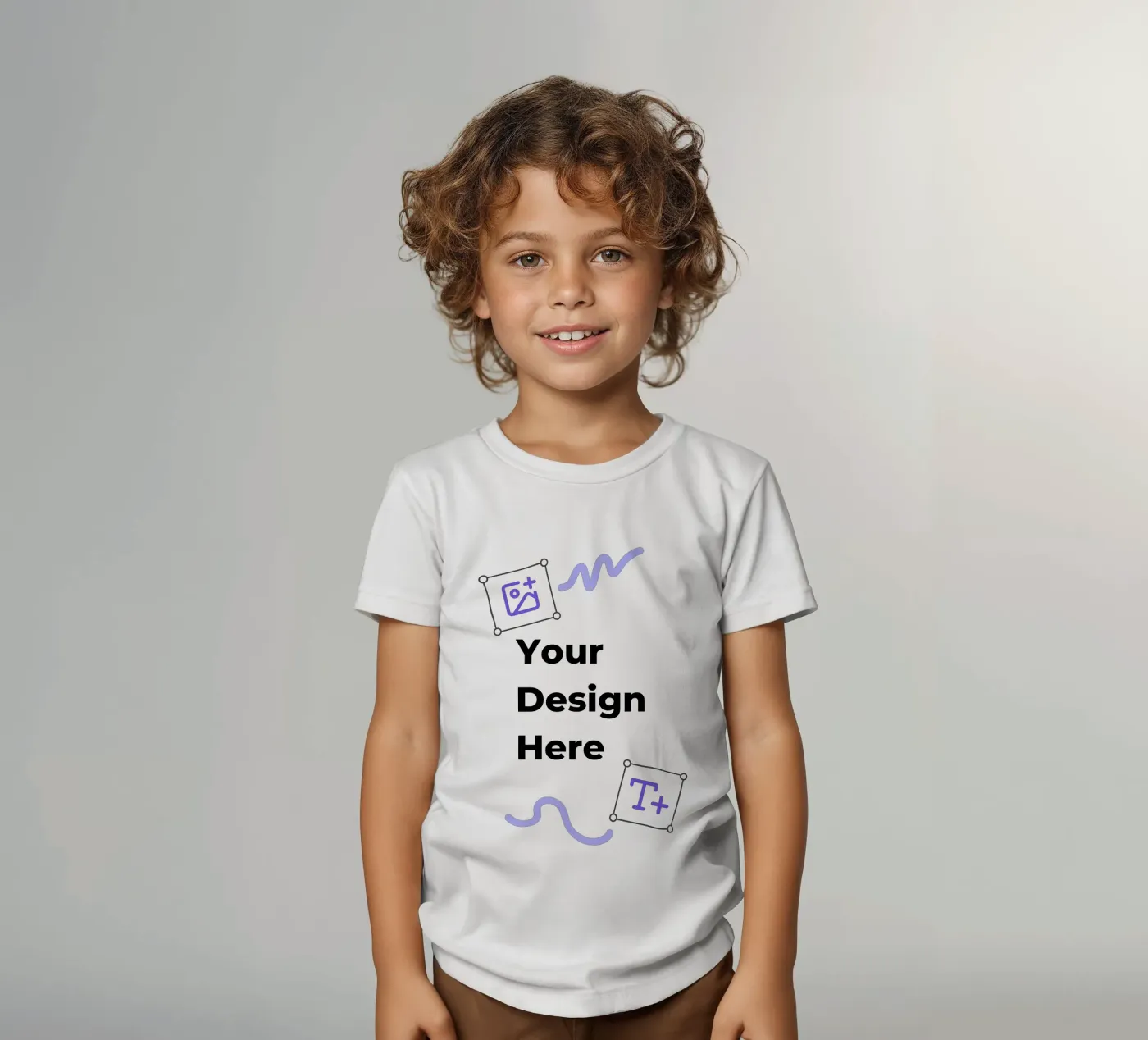 Your Design Here t-shirt bambini da JUNIQE