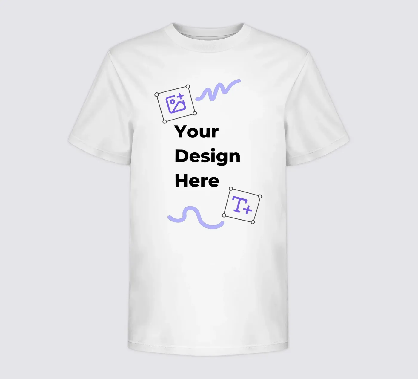Your Design Here t-shirt bambini da JUNIQE